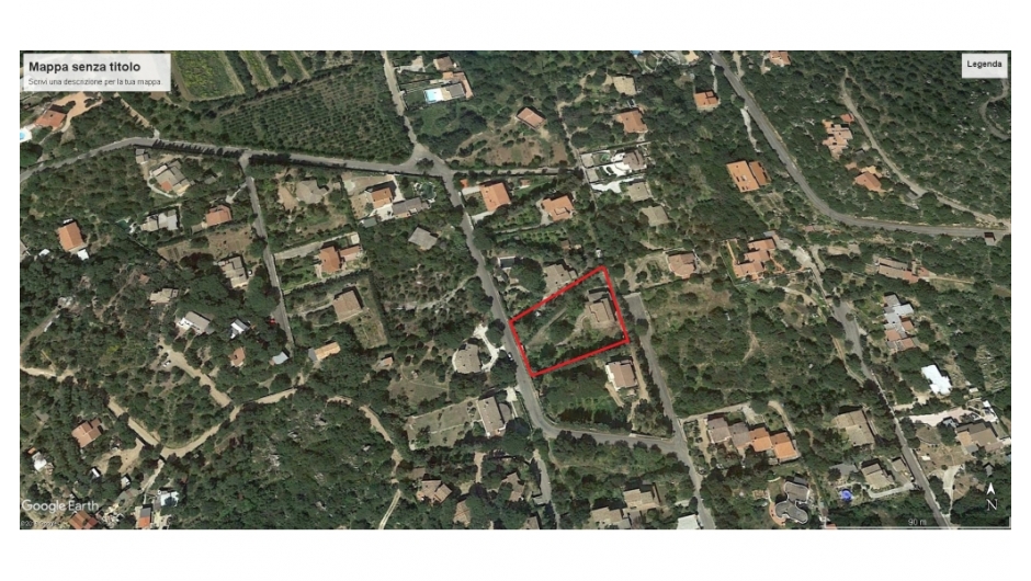 perimetro villa Is Meris perimetro villa Is Meris